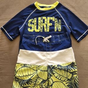 Gymboree Boys Swim Set - LARGE (10/12)